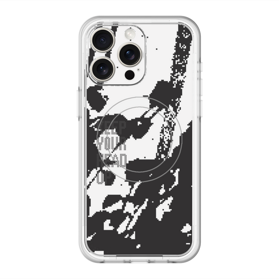 スリムプロテクションプレミアムケース with MagSafe［ オリジナル - ドットオーバーレイ - KEEP YOUR HEAD UP/C ］