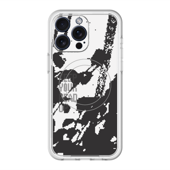 スリムプロテクションプレミアムケース with MagSafe［ オリジナル - ドットオーバーレイ - KEEP YOUR HEAD UP/C ］
