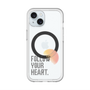 スリムプロテクションプレミアムケース with MagSafe［ オリジナル - ドットオーバーレイ - FOLLOW YOUR HEART/A ］