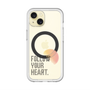 スリムプロテクションプレミアムケース with MagSafe［ オリジナル - ドットオーバーレイ - FOLLOW YOUR HEART/A ］