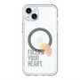 スリムプロテクションプレミアムケース with MagSafe［ オリジナル - ドットオーバーレイ - FOLLOW YOUR HEART/A ］