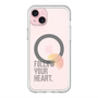 スリムプロテクションプレミアムケース with MagSafe［ オリジナル - ドットオーバーレイ - FOLLOW YOUR HEART/A ］