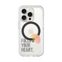 スリムプロテクションプレミアムケース with MagSafe［ オリジナル - ドットオーバーレイ - FOLLOW YOUR HEART/A ］