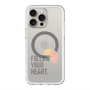 スリムプロテクションプレミアムケース with MagSafe［ オリジナル - ドットオーバーレイ - FOLLOW YOUR HEART/A ］