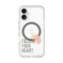 スリムプロテクションプレミアムケース with MagSafe［ オリジナル - ドットオーバーレイ - FOLLOW YOUR HEART/A ］