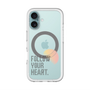 スリムプロテクションプレミアムケース with MagSafe［ オリジナル - ドットオーバーレイ - FOLLOW YOUR HEART/A ］