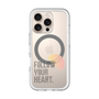 スリムプロテクションプレミアムケース with MagSafe［ オリジナル - ドットオーバーレイ - FOLLOW YOUR HEART/A ］