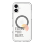 スリムプロテクションプレミアムケース with MagSafe［ オリジナル - ドットオーバーレイ - FOLLOW YOUR HEART/A ］