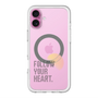スリムプロテクションプレミアムケース with MagSafe［ オリジナル - ドットオーバーレイ - FOLLOW YOUR HEART/A ］