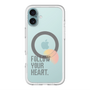 スリムプロテクションプレミアムケース with MagSafe［ オリジナル - ドットオーバーレイ - FOLLOW YOUR HEART/A ］