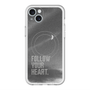 スリムプロテクションプレミアムケース with MagSafe［ オリジナル - ドットオーバーレイ - FOLLOW YOUR HEART/B ］