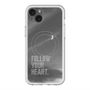 スリムプロテクションプレミアムケース with MagSafe［ オリジナル - ドットオーバーレイ - FOLLOW YOUR HEART/B ］
