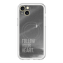 スリムプロテクションプレミアムケース with MagSafe［ オリジナル - ドットオーバーレイ - FOLLOW YOUR HEART/B ］