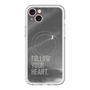 スリムプロテクションプレミアムケース with MagSafe［ オリジナル - ドットオーバーレイ - FOLLOW YOUR HEART/B ］