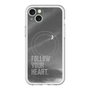 スリムプロテクションプレミアムケース with MagSafe［ オリジナル - ドットオーバーレイ - FOLLOW YOUR HEART/B ］