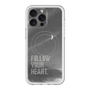 スリムプロテクションプレミアムケース with MagSafe［ オリジナル - ドットオーバーレイ - FOLLOW YOUR HEART/B ］