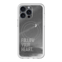 スリムプロテクションプレミアムケース with MagSafe［ オリジナル - ドットオーバーレイ - FOLLOW YOUR HEART/B ］