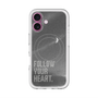 スリムプロテクションプレミアムケース with MagSafe［ オリジナル - ドットオーバーレイ - FOLLOW YOUR HEART/B ］