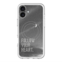 スリムプロテクションプレミアムケース with MagSafe［ オリジナル - ドットオーバーレイ - FOLLOW YOUR HEART/B ］