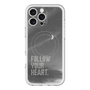 スリムプロテクションプレミアムケース with MagSafe［ オリジナル - ドットオーバーレイ - FOLLOW YOUR HEART/B ］
