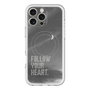 スリムプロテクションプレミアムケース with MagSafe［ オリジナル - ドットオーバーレイ - FOLLOW YOUR HEART/B ］