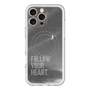 スリムプロテクションプレミアムケース with MagSafe［ オリジナル - ドットオーバーレイ - FOLLOW YOUR HEART/B ］