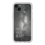 スリムプロテクションプレミアムケース with MagSafe［ オリジナル - ドットオーバーレイ - FOLLOW YOUR HEART/C ］