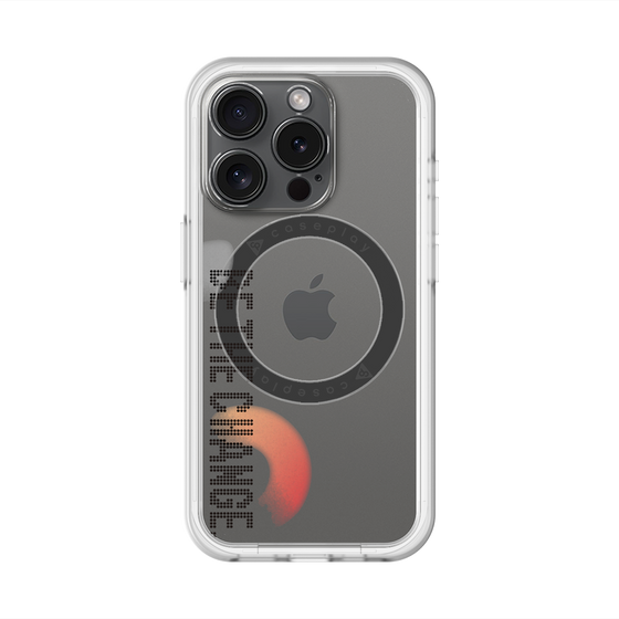 スリムプロテクションプレミアムケース with MagSafe［ オリジナル - ドットオーバーレイ - BE THE CHANGE/A ］