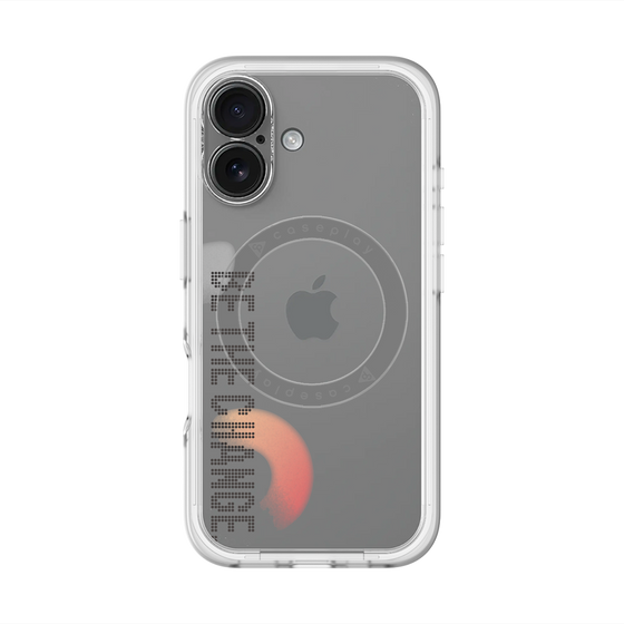 スリムプロテクションプレミアムケース with MagSafe［ オリジナル - ドットオーバーレイ - BE THE CHANGE/A ］