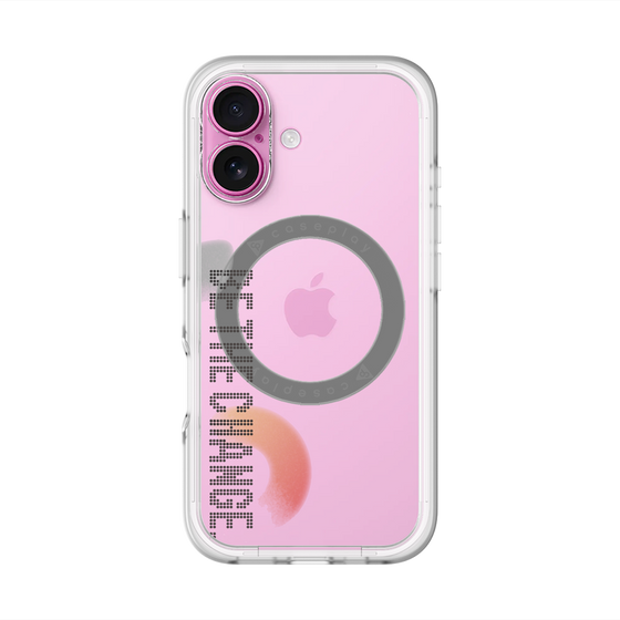 スリムプロテクションプレミアムケース with MagSafe［ オリジナル - ドットオーバーレイ - BE THE CHANGE/A ］