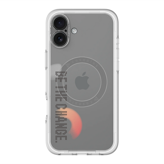 スリムプロテクションプレミアムケース with MagSafe［ オリジナル - ドットオーバーレイ - BE THE CHANGE/A ］