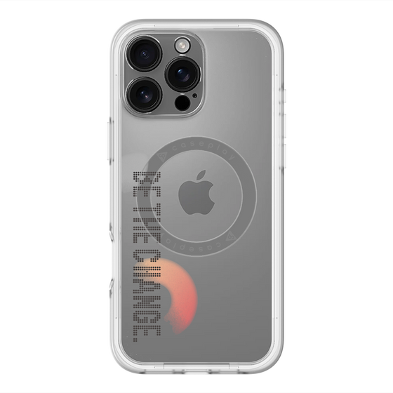 スリムプロテクションプレミアムケース with MagSafe［ オリジナル - ドットオーバーレイ - BE THE CHANGE/A ］