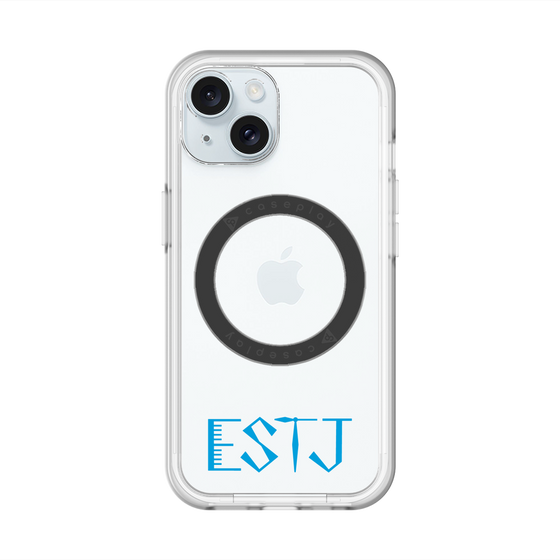 スリムプロテクションプレミアムケース with MagSafe［ オリジナル - ESTJ 幹部 - アルファベット ］