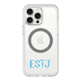 スリムプロテクションプレミアムケース with MagSafe［ オリジナル - ESTJ 幹部 - アルファベット ］