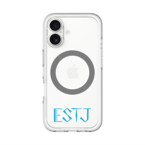 スリムプロテクションプレミアムケース with MagSafe［ オリジナル - ESTJ 幹部 - アルファベット ］