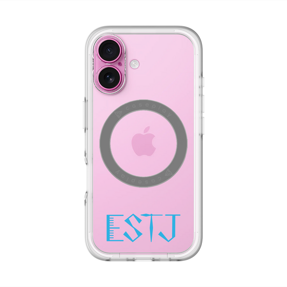 スリムプロテクションプレミアムケース with MagSafe［ オリジナル - ESTJ 幹部 - アルファベット ］