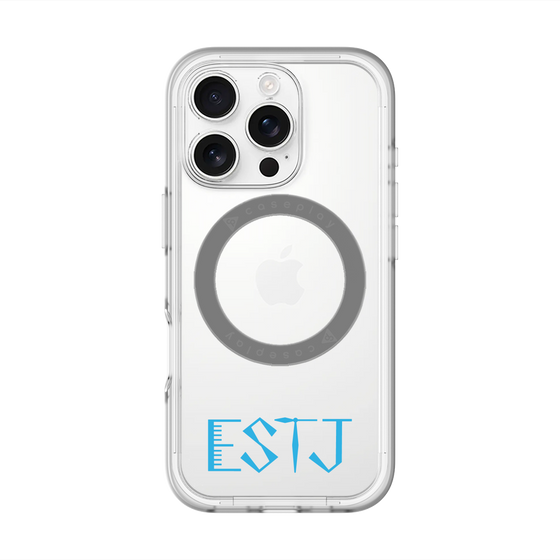スリムプロテクションプレミアムケース with MagSafe［ オリジナル - ESTJ 幹部 - アルファベット ］