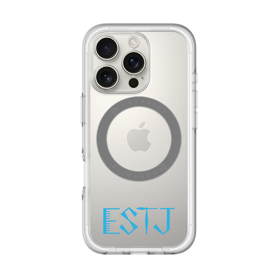スリムプロテクションプレミアムケース with MagSafe［ オリジナル - ESTJ 幹部 - アルファベット ］