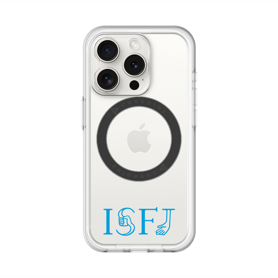 スリムプロテクションプレミアムケース with MagSafe［ オリジナル - ISFJ 擁護者 - アルファベット ］
