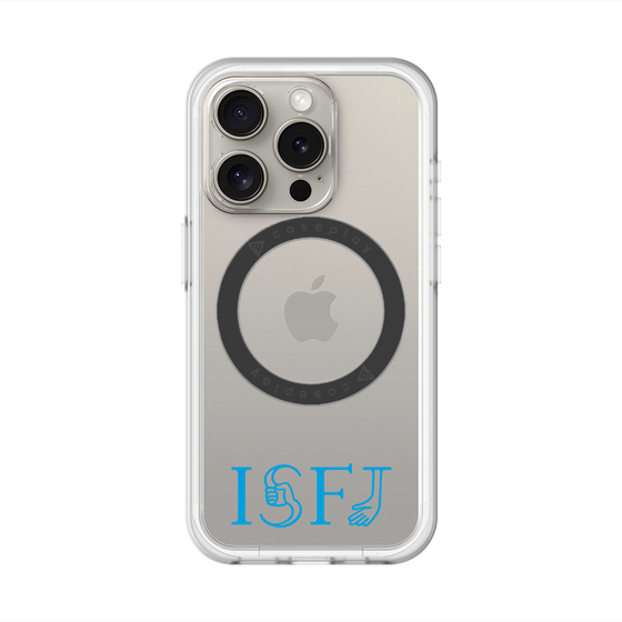 スリムプロテクションプレミアムケース with MagSafe［ オリジナル - ISFJ 擁護者 - アルファベット ］