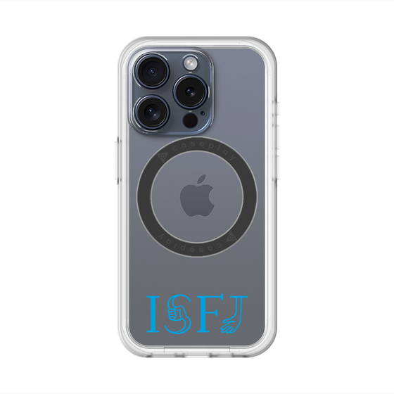 スリムプロテクションプレミアムケース with MagSafe［ オリジナル - ISFJ 擁護者 - アルファベット ］