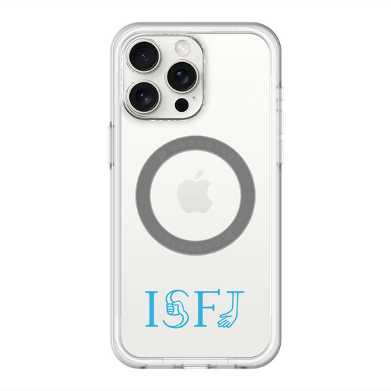 スリムプロテクションプレミアムケース with MagSafe［ オリジナル - ISFJ 擁護者 - アルファベット ］