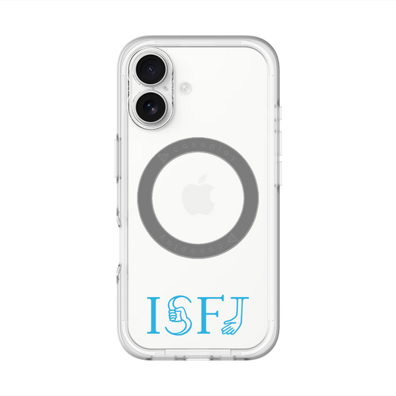 スリムプロテクションプレミアムケース with MagSafe［ オリジナル - ISFJ 擁護者 - アルファベット ］