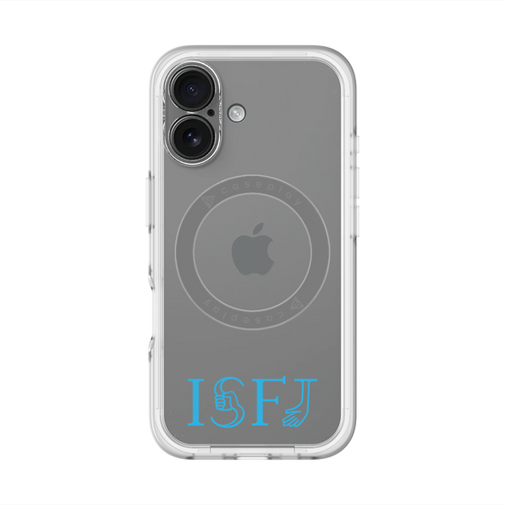 スリムプロテクションプレミアムケース with MagSafe［ オリジナル - ISFJ 擁護者 - アルファベット ］
