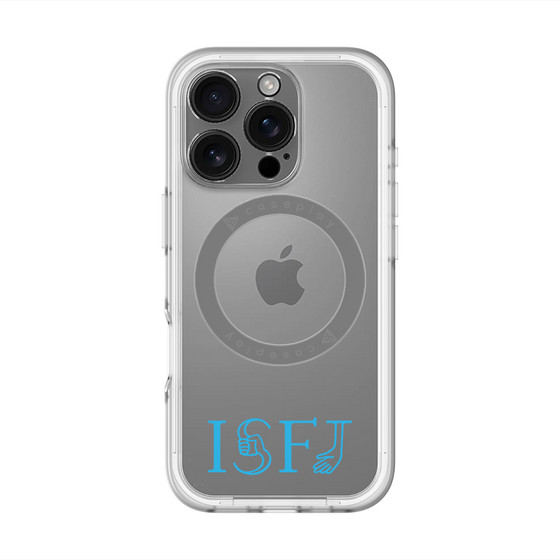スリムプロテクションプレミアムケース with MagSafe［ オリジナル - ISFJ 擁護者 - アルファベット ］