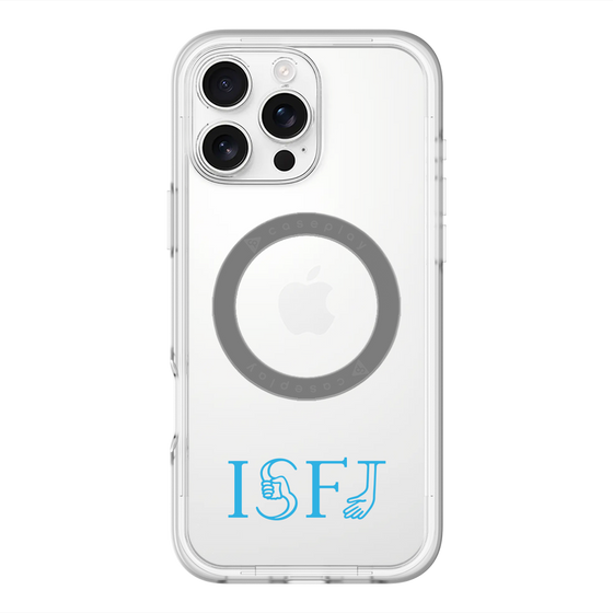 スリムプロテクションプレミアムケース with MagSafe［ オリジナル - ISFJ 擁護者 - アルファベット ］