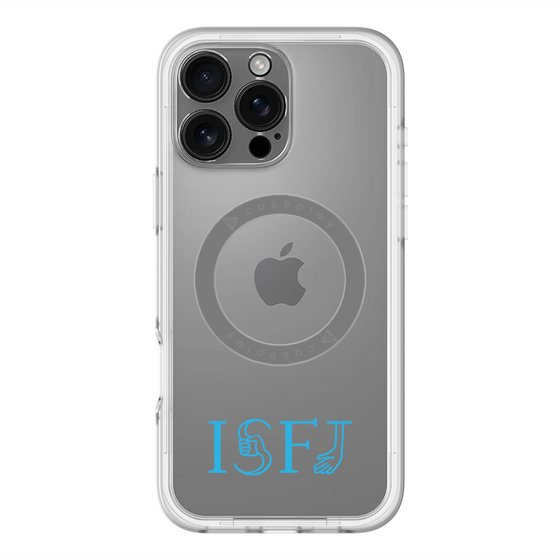 スリムプロテクションプレミアムケース with MagSafe［ オリジナル - ISFJ 擁護者 - アルファベット ］