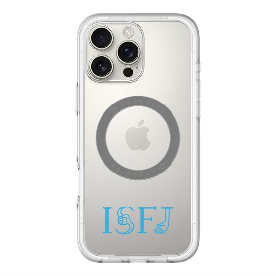 スリムプロテクションプレミアムケース with MagSafe［ オリジナル - ISFJ 擁護者 - アルファベット ］
