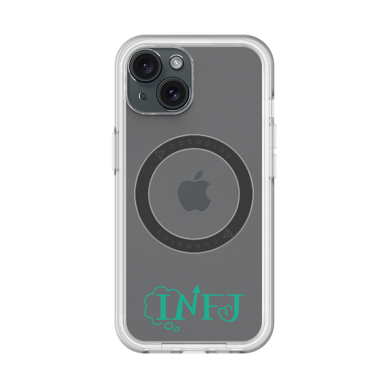 スリムプロテクションプレミアムケース with MagSafe［ オリジナル - INFJ 提唱者 - アルファベット ］