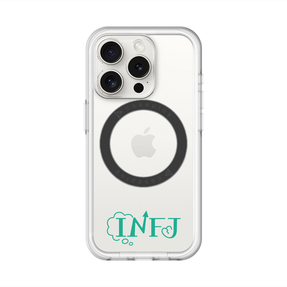 スリムプロテクションプレミアムケース with MagSafe［ オリジナル - INFJ 提唱者 - アルファベット ］